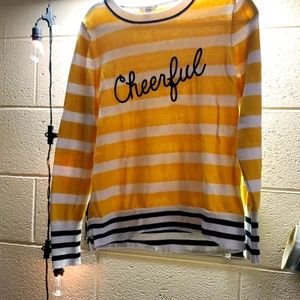 Yellow 'Cheerful' Sweater